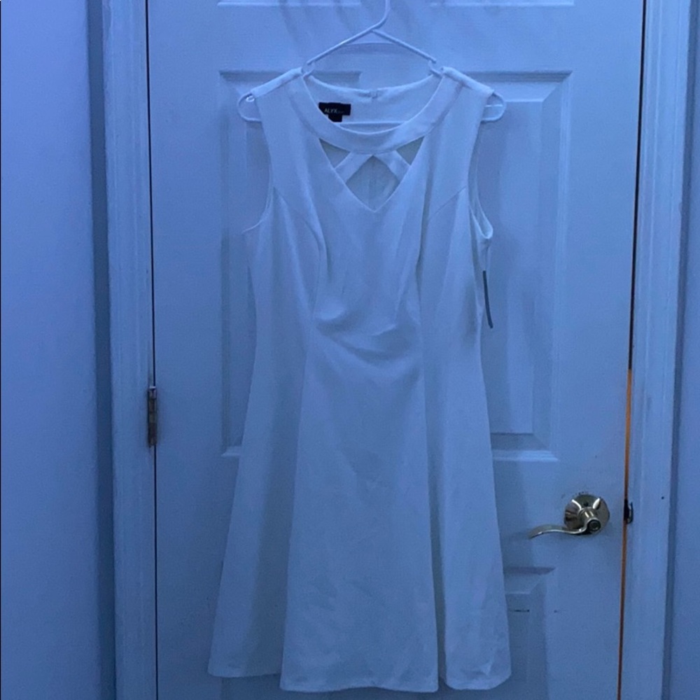 Women’s White Skater Dress
